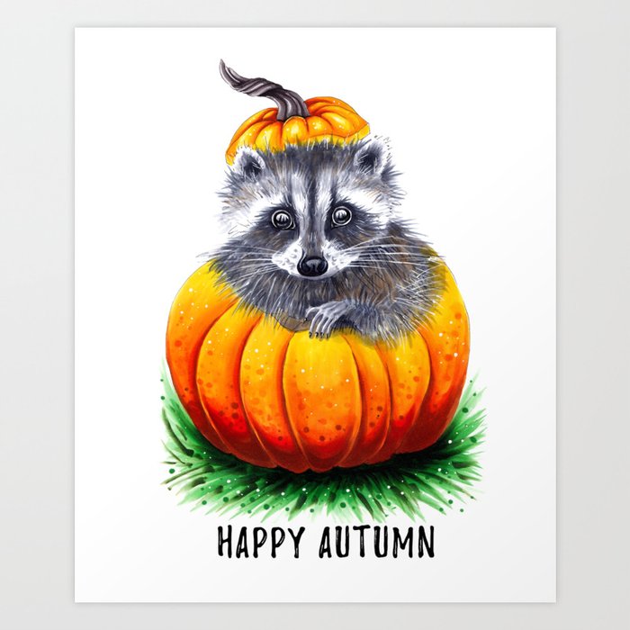 Little pumpkin Art Print