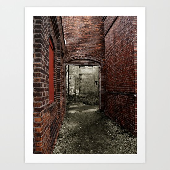 blood red Art Print