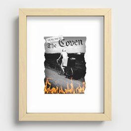 Coven collage flames Recessed Framed Print