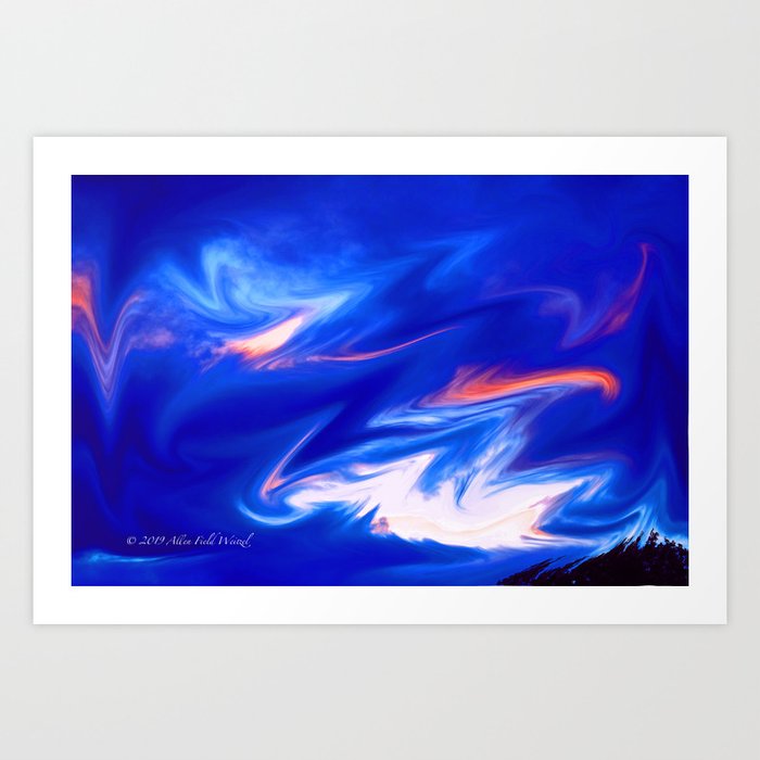 Mother Nature Digital Print Art Print By Allenweitzel