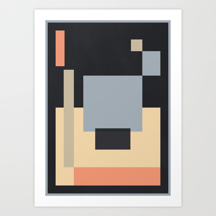 Geometric Shapes 46 Art Print