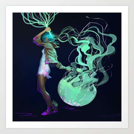 In Deep Art Print