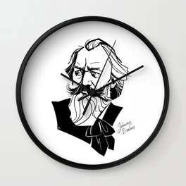 Johannes Brahms Wall Clock