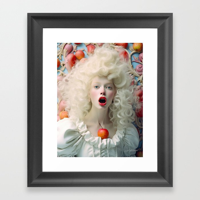 LeBlanche 115 Beauty and apple Framed Art Print