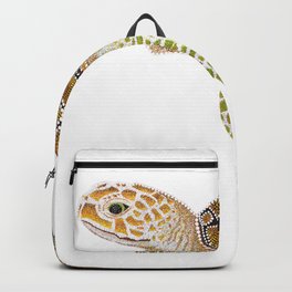 Sea Turtle Backpack | Nautical, Acrylic, Ocean, Turtle, Pointillism, Painting, Sea, Coastal 