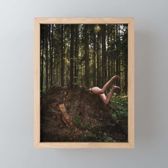 Wild Women, Wild Woods Framed Mini Art Print