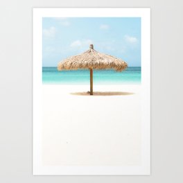 Travel Photography "Wood, Water, Air, Earth' photo art made in Caribbean Aruba. Art print. Art Print