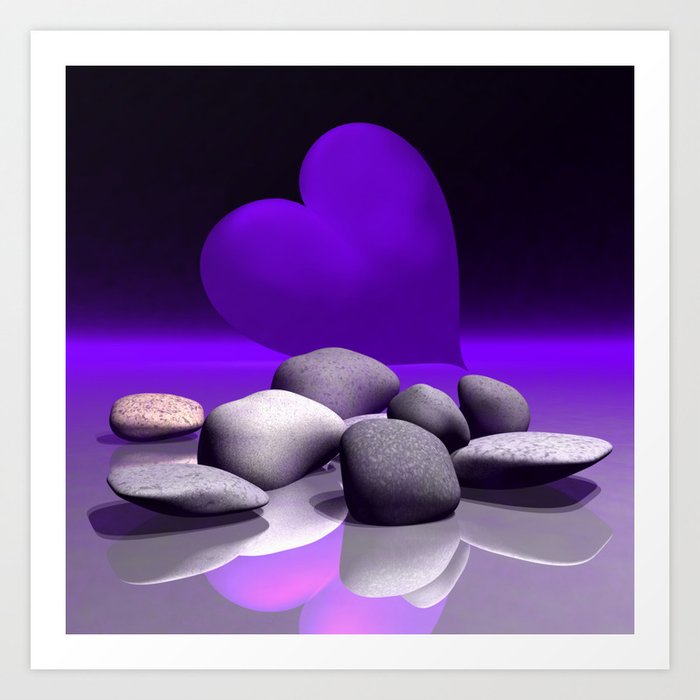 go violet -68- Art Print