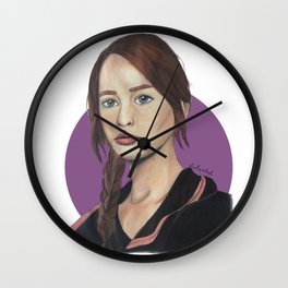 Katniss // Lavender Wall Clock