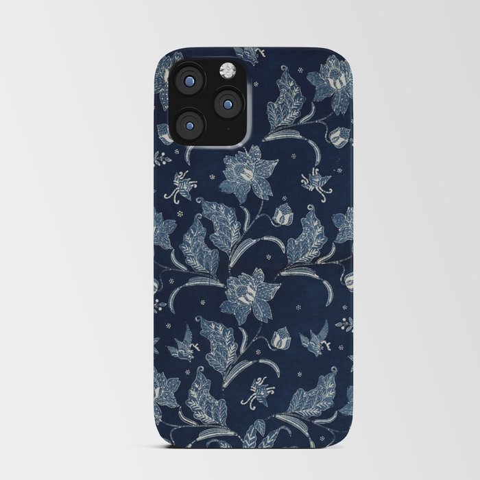 Indonesian Flower Pattern iPhone Card Case