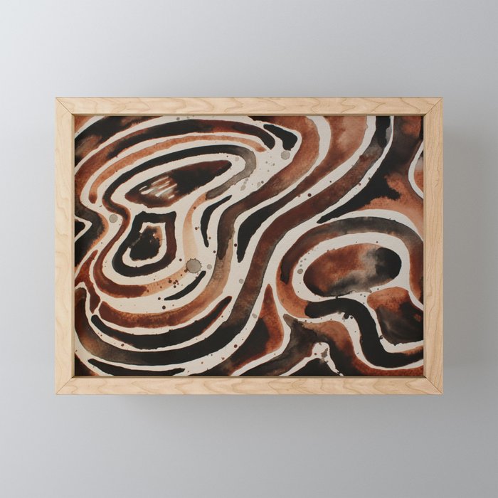 Spirit Waves Series #1 Framed Mini Art Print