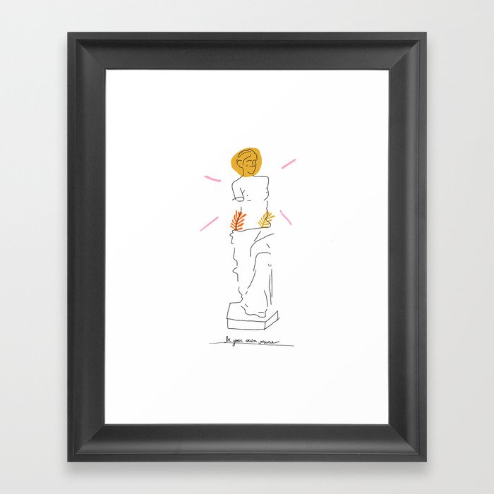 Be Your Own Muse Framed Art Print