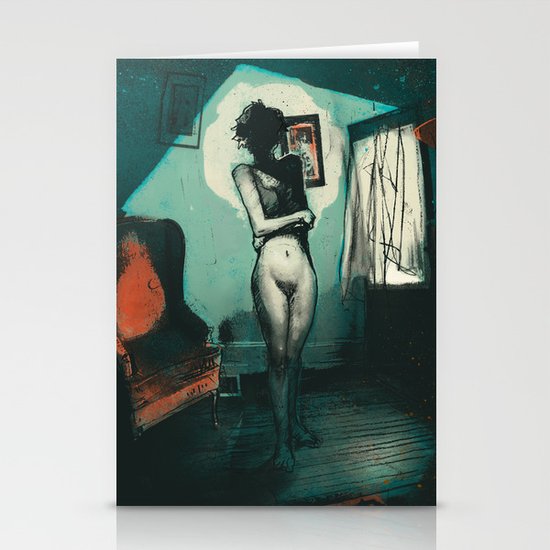 "There's a Devil in Your Bed" Stationery Cards
