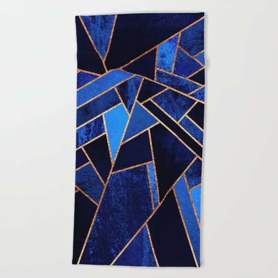 Blue Night Beach Towel