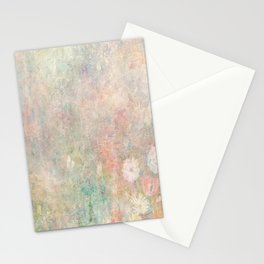 FLORAL IMPRESSIONIST BLURRY BACKGROUND. Stationery Card