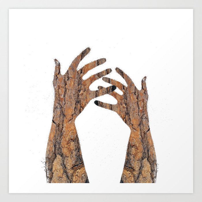 In Your Hands Art Print By Dmdavis
