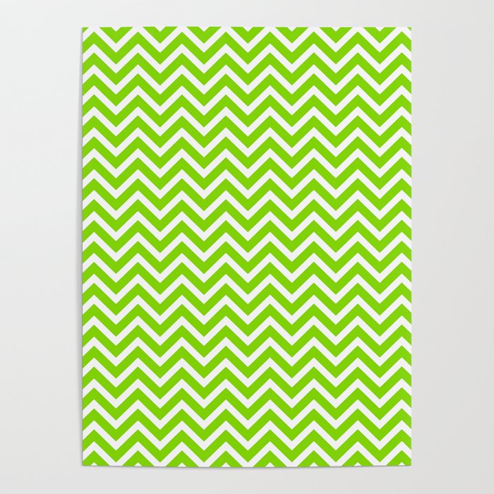 St. Patrick's Day Simple Zig-Zag Lines Collection Poster