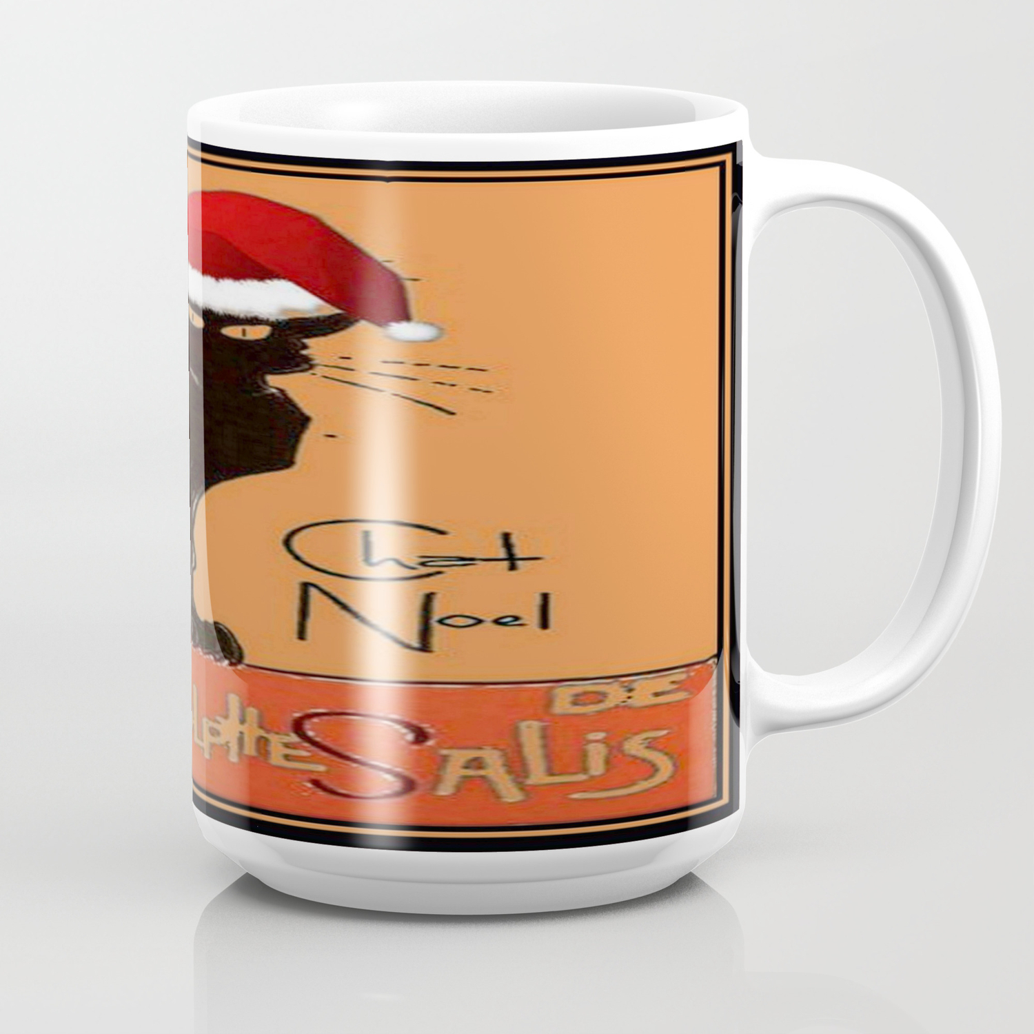 Le Chat Noel Coffee Mug By Taiche Society6