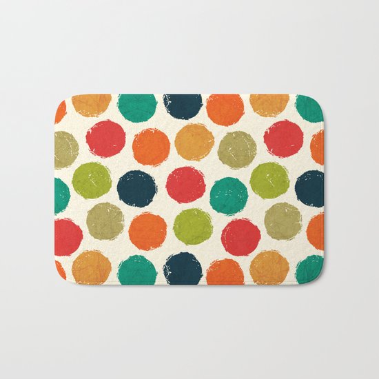 RETRO DOTS Bath Mat