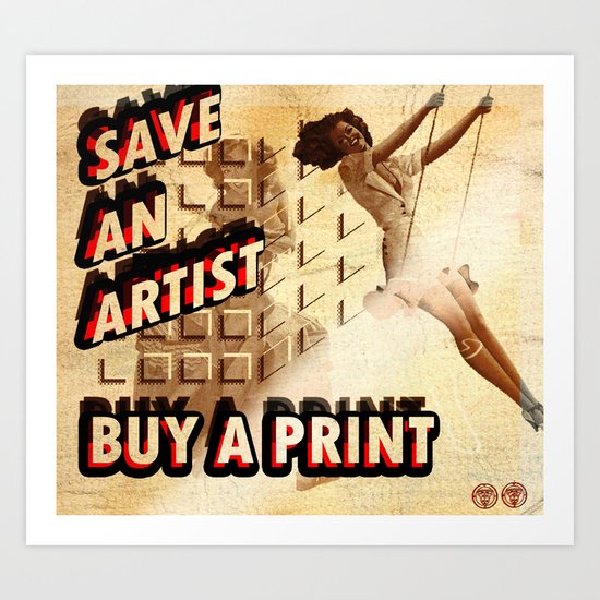 Shameless Self Promotion #1 Art Print