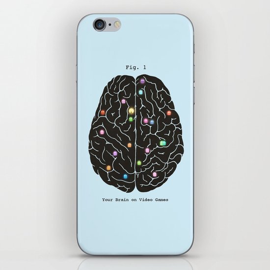Your Brain On Video Games iPhone & iPod Skin