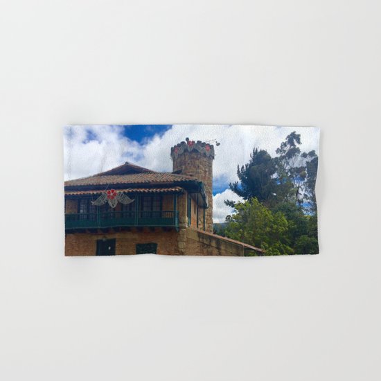 Mount Monserrate at Christmastime Maybe, Bogota, Colombia Hand & Bath Towel