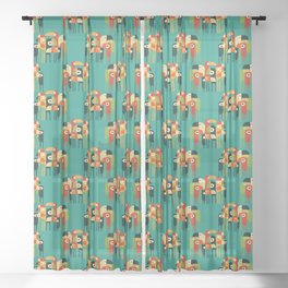 Toucan Sheer Curtain