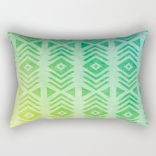 Aztec Pattern 01 Rectangular Pillow