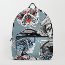 Pug Pattern Backpack