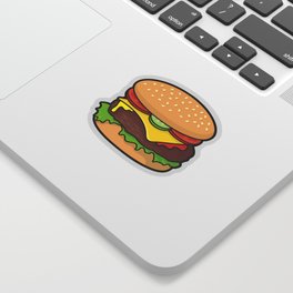 Cheeseburger Sticker