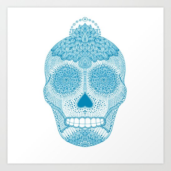 Cosmic Blue Art Print