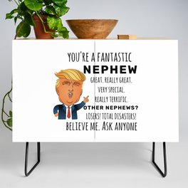 Funny Nephew Birthday Best Gift Credenza