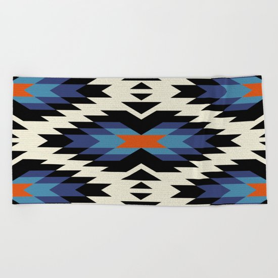 Tribal pattern Beach Towel
