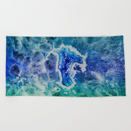 MINERAL MAZE Beach Towel