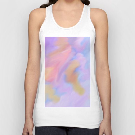 Purple Watercolor Storm Unisex Tank Top