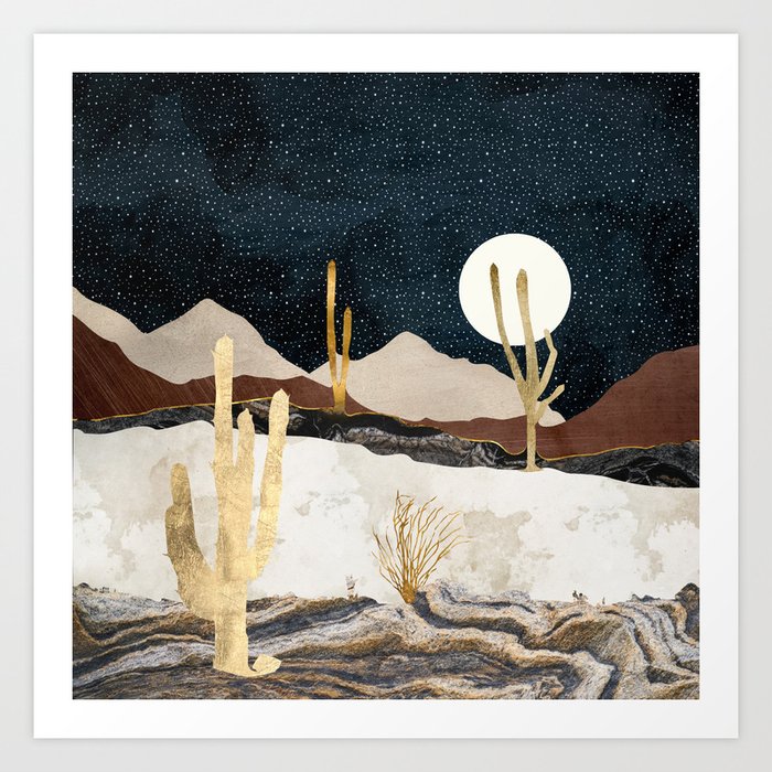 Desert View Art Print