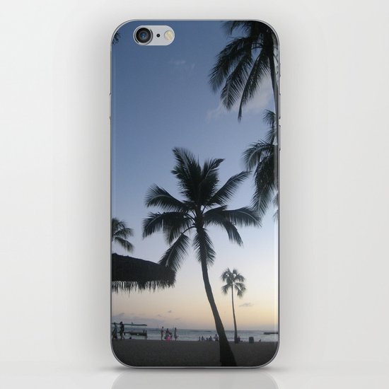 Blue Hawaiian Sunset iPhone & iPod Skin
