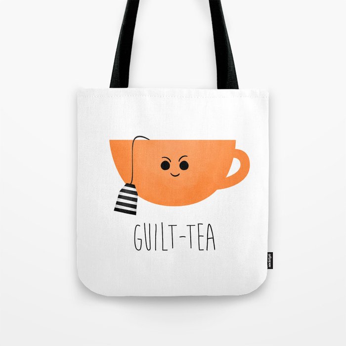 Guilt-tea Tote Bag