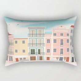 Colorful Lisbon, Portugal Rectangular Pillow