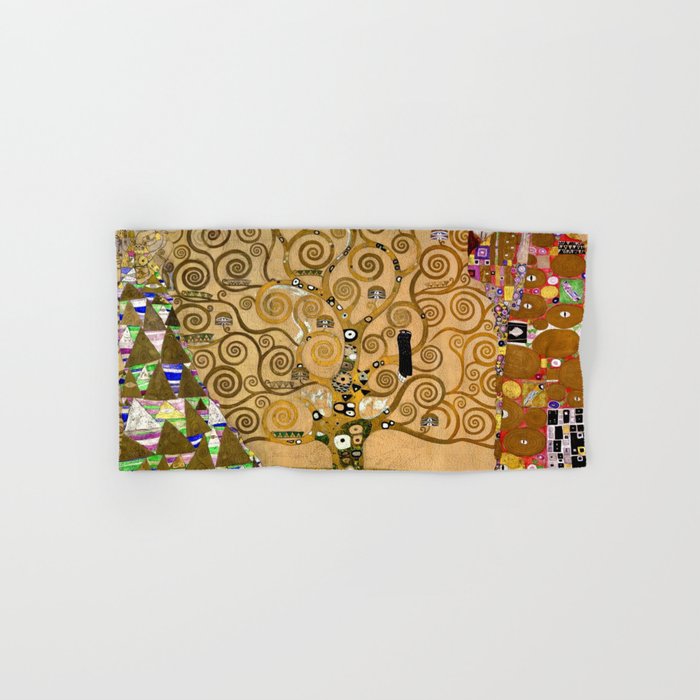 The Tree of life - Gustav Klimt Stoclet Frieze Hand & Bath Towel