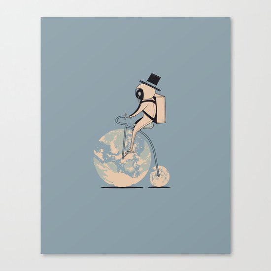 The classic lunar cycle Canvas Print