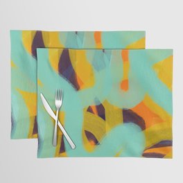 Abstract Painting. Expressionist Art. Placemat