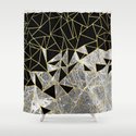 Heart Stripes Mint Shower Curtain By Project M Society6