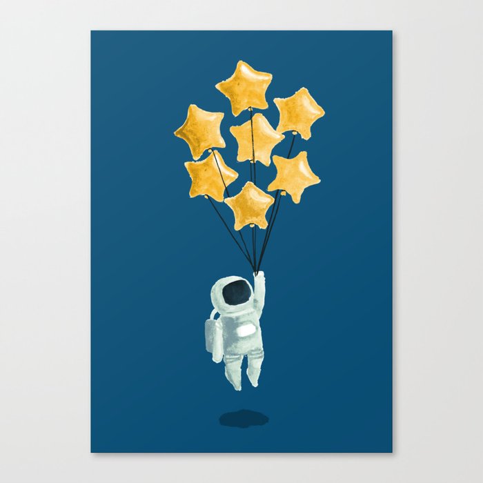 Astronaut's dream Canvas Print