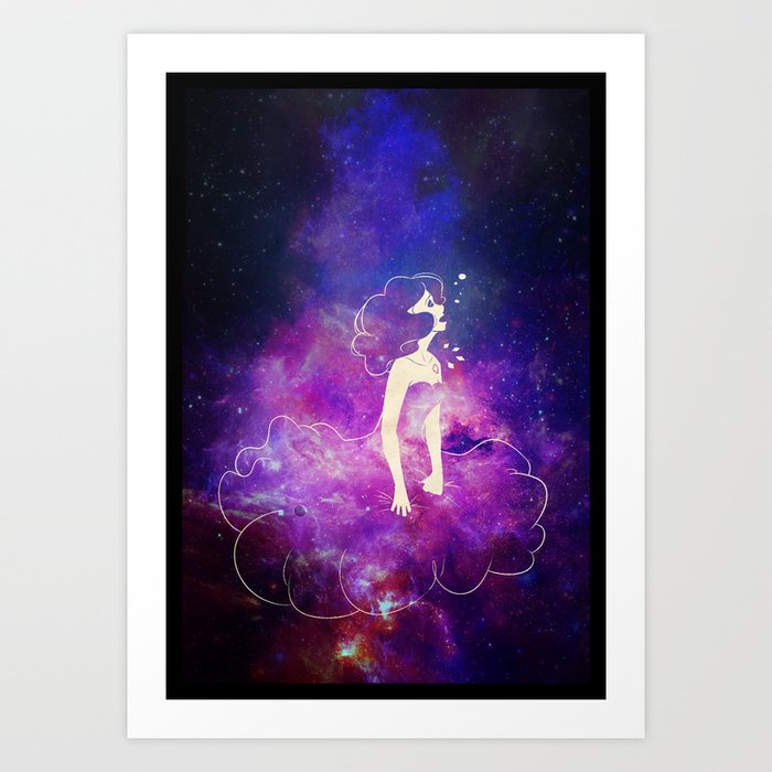 Cosmic Love Art Print By Maysparrow Society6