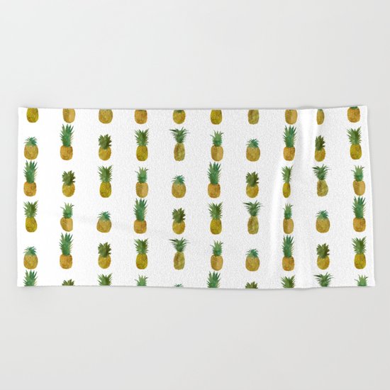 Mini Pineapples Beach Towel