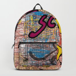 School is Dead Graffiti Street Graphic Design Art Backpack