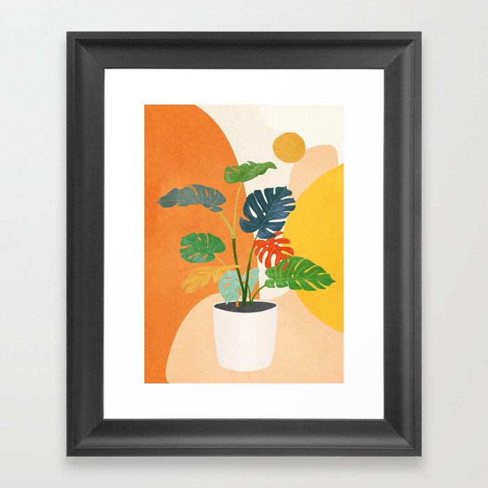 Colorful Branching Out 03 Framed Art Print