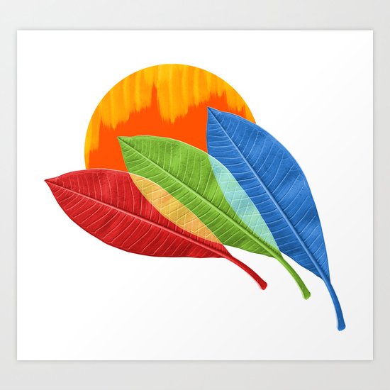 mezze stagioni Art Print