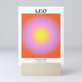 Leo Gradient Print Mini Art Print